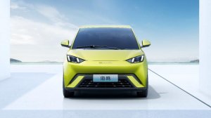 采用海洋美学设计 造型运动，比亚迪海鸥外观正式曝光