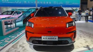 750km续航 无图全球通 第二代AION V惊艳亮相重庆车展