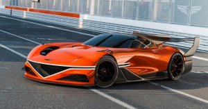 捷尼赛思X Gran Racer VGT概念车 于2024釜山国际车展全球首秀