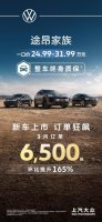 途昂Pro上市即热销 携途昂家族3月达成订单6,500辆
