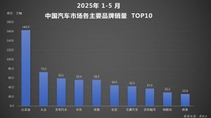 强者恒强！比亚迪汽车1-5月销量断层领先 智驾+出海双引擎
